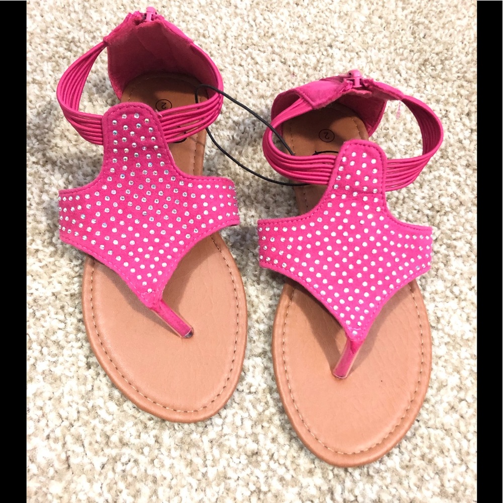 Girls Bobbie brooks sandals new 2 sizes